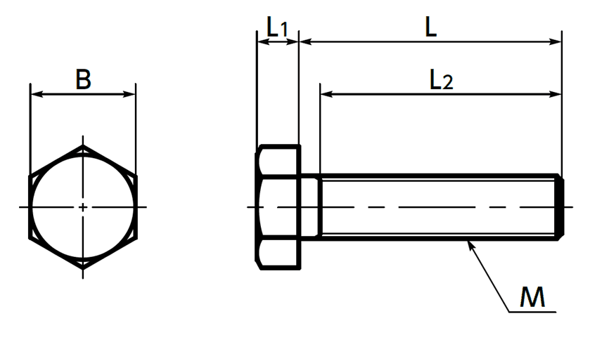Bản vẽ kỹ thuật Bulong Nhựa PTFE M3x10 NBK Dòng SPT-H