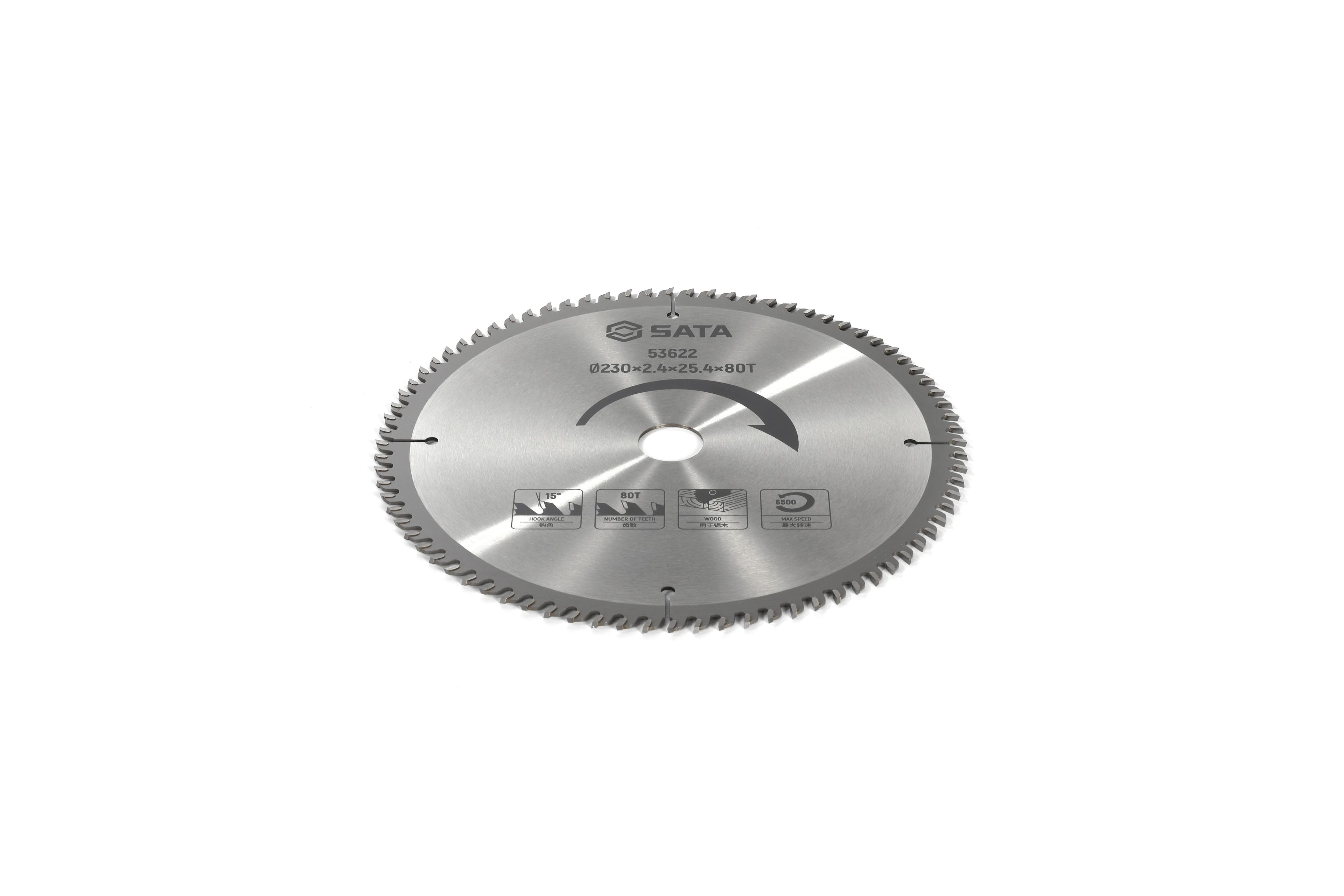 Lưỡi Cưa Gỗ Ø230×2.4×25.4×60T SATA 53621