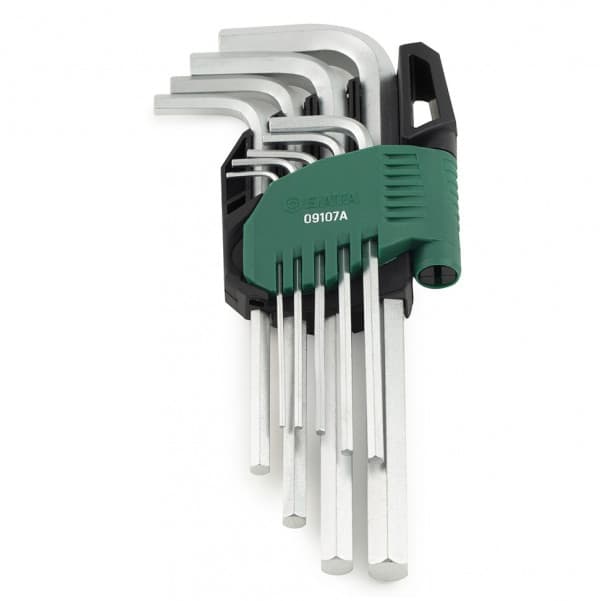 Bộ Cây Vặn Lục Giác Loại Dài 9 Chi Tiết - Hệ Mét SATA 09107 A