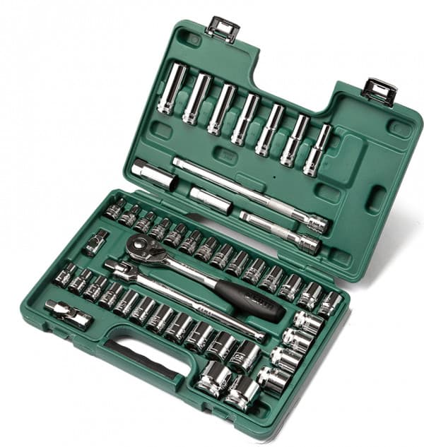 Bộ Đầu Tuýp 46 Chi Tiết 1/2 inch - Hệ Mét SATA 09006