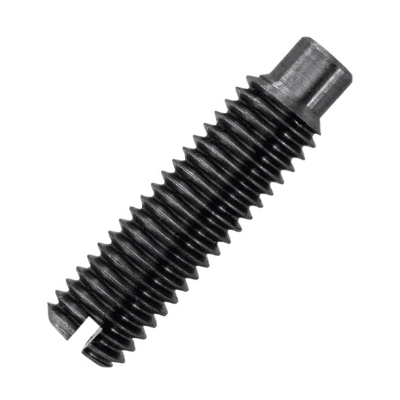 Vít Xẻ Rãnh Đuôi Trụ Thép Đen 4.8 DIN417 M8x40