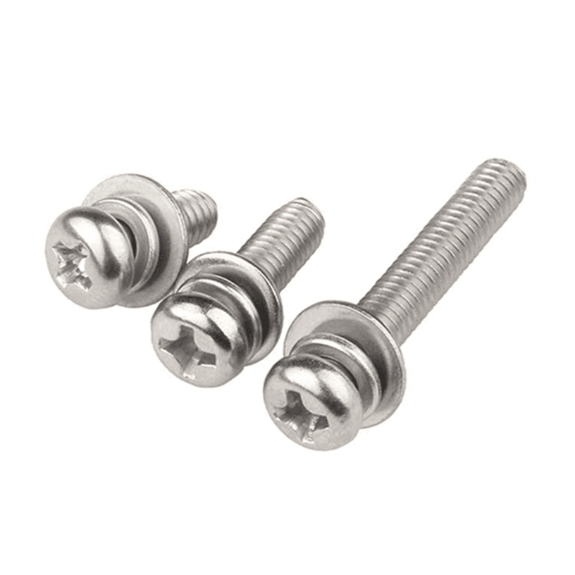 Bulong Pake Đầu Tròn Inox 304 M3x8 (1 LĐP + 1 LĐV)