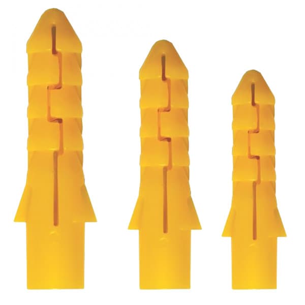 Tắc Kê Bê Tông Hưng Thịnh Màu Vàng Ø10 x 50mm (1000 Cái)