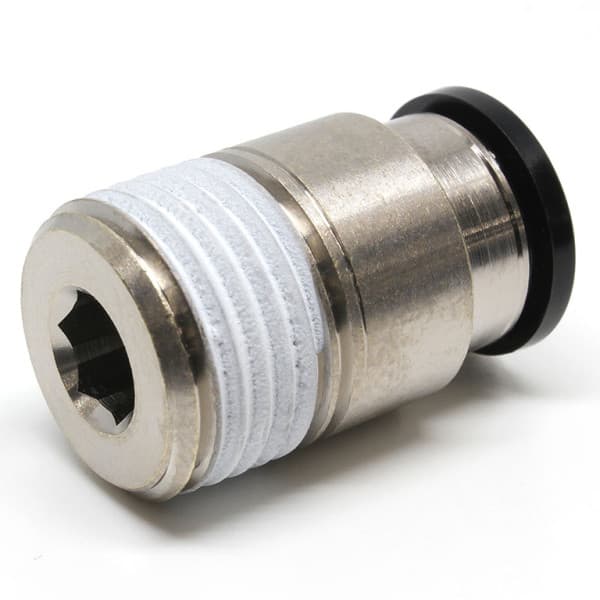 Đầu Nối Nhanh Khí Nén Thẳng Phi 12mm Ren Ngoài R1/2 Pisco POC12-04