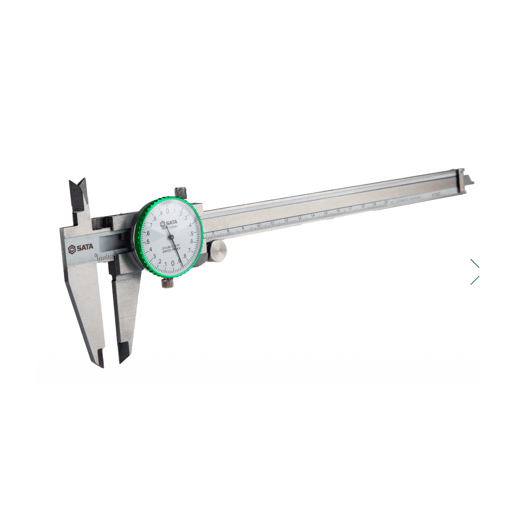 Thước Cặp Cơ Có Đồng Hồ Tròn 0–200 mm SATA 91522