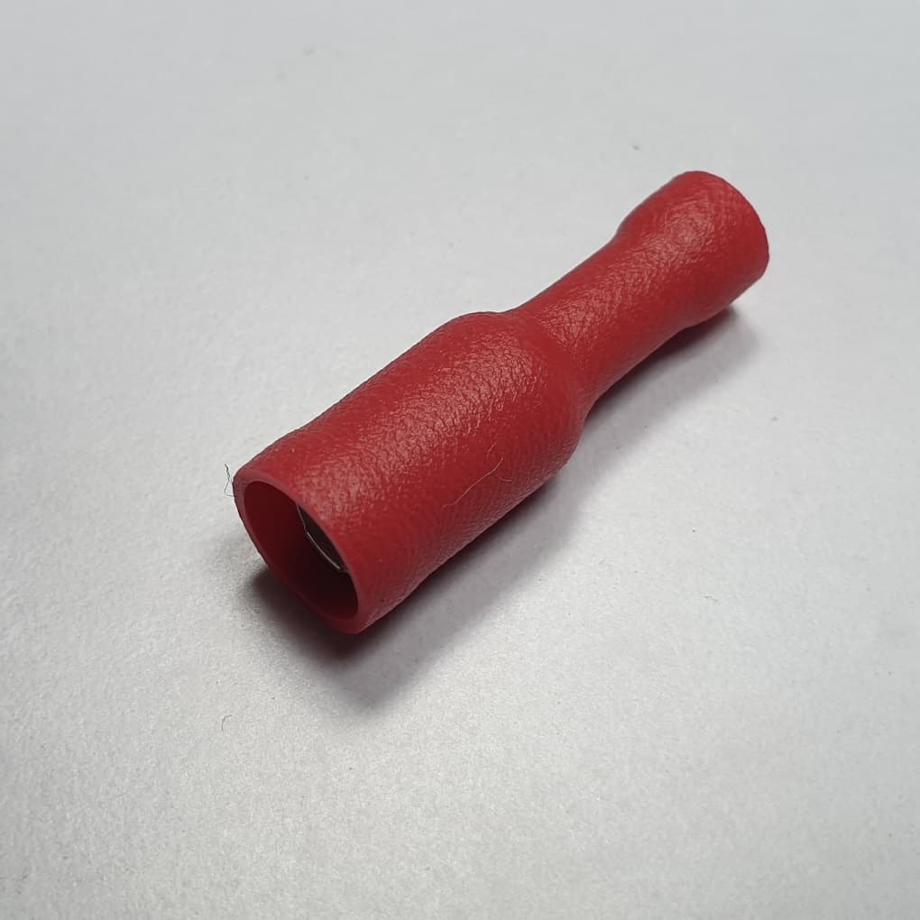 Đầu Cosse Viên Đạn Cái Cách Điện Toàn Phần 0.5-1.5mm2 KST Màu Đỏ FRV1-156