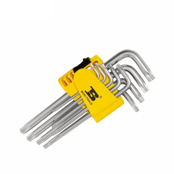 Bộ Lục Giác Hoa Thị 9 Chi Tiết T10-T50 160x80 mm Bosi BS423183