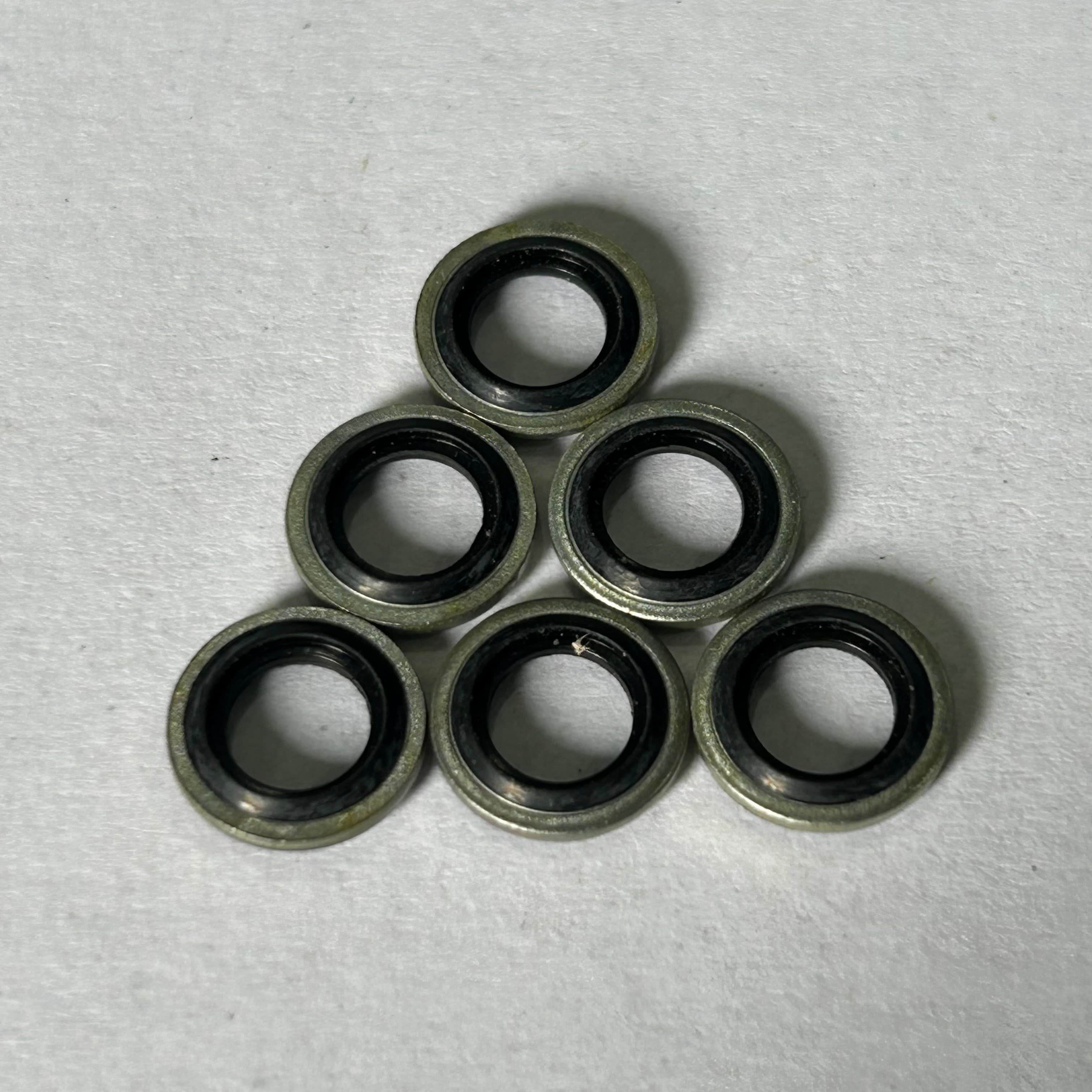 Lông Đền Dầu (Bonded Seal) Cao Su NBR D6 (ID6.7xOD11x1.0)
