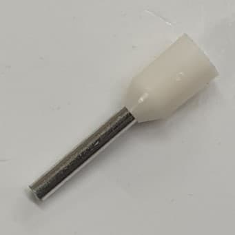 Đầu Cosse Pin Rỗng Bọc Nhựa 0.5 mm2 KST Màu Trắng E0508