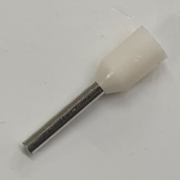 Đầu Cosse Pin Rỗng Bọc Nhựa 0.5 mm2 KST Màu Trắng E0508