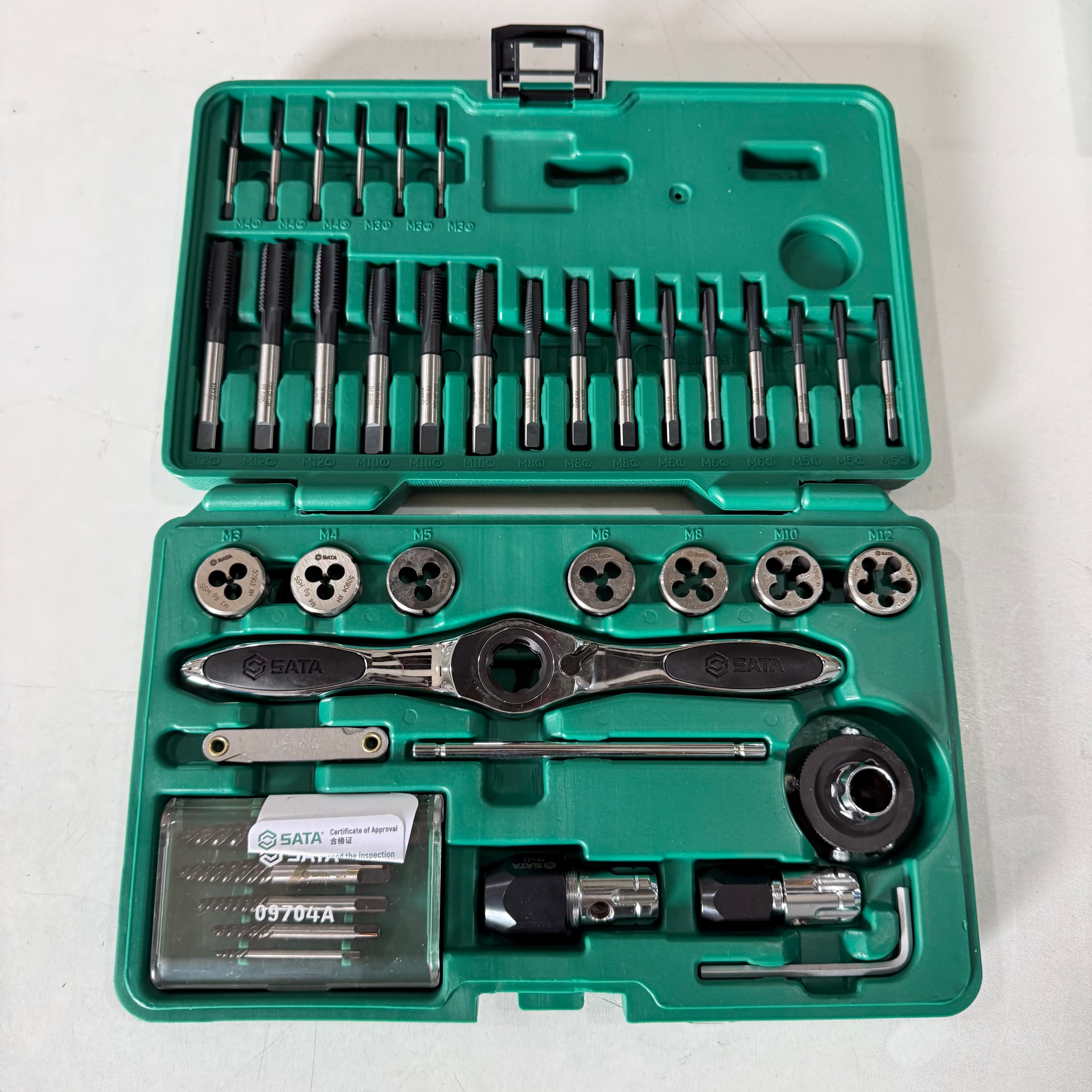 Bộ Khuôn Tạo Ren Taro Hss 40 Chi Tiết SATA 50451