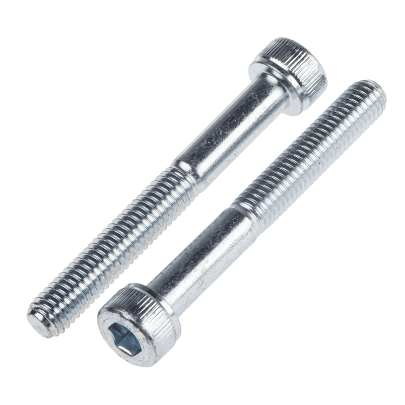 Lục Giác Chìm Đầu Trụ Thép Mạ Kẽm Trắng Cr3+ 12.9 DIN912 M3x40 Ren Lửng
