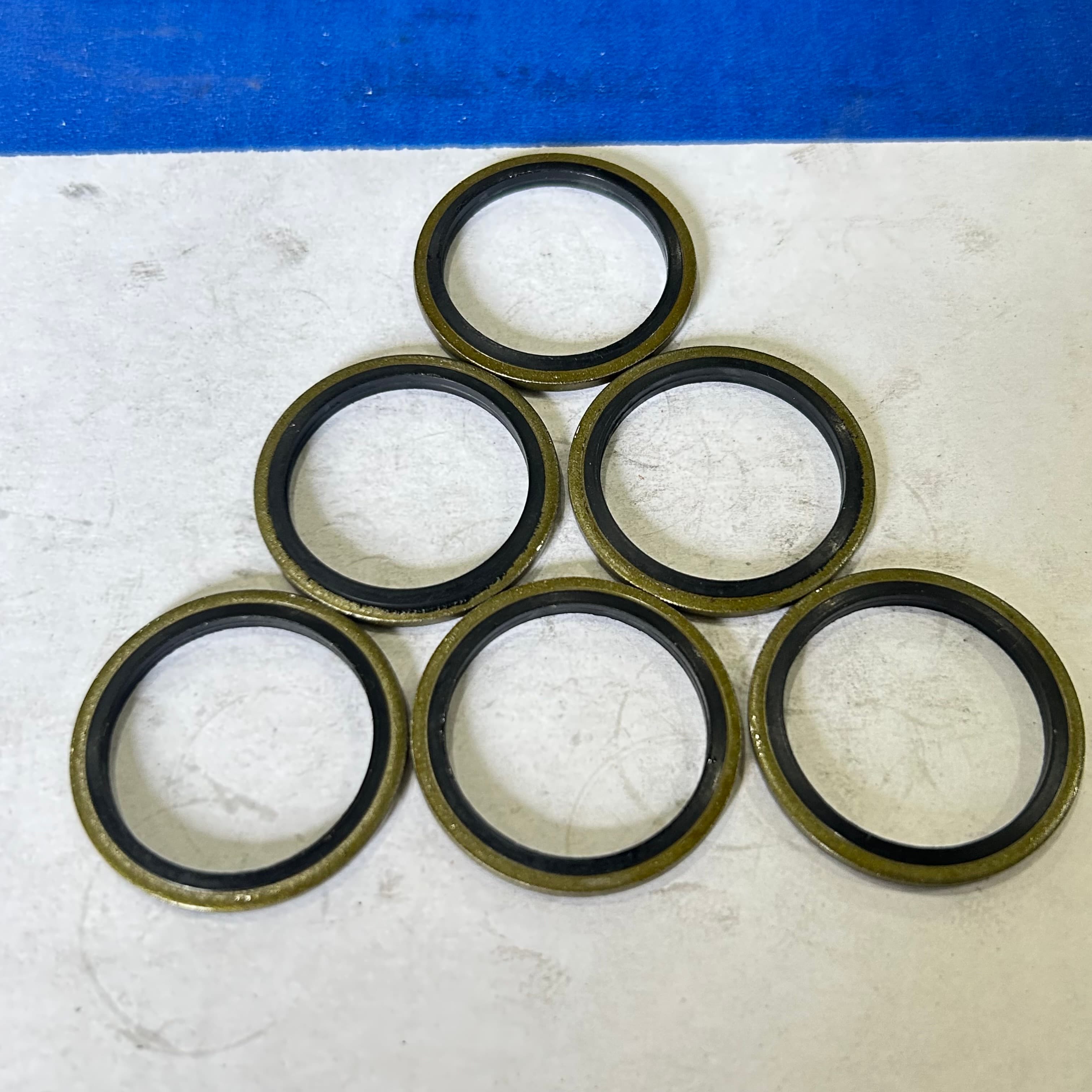 Lông Đền Dầu (Bonded Seal) Cao Su NBR D27 (ID27.5xOD35x2.0)