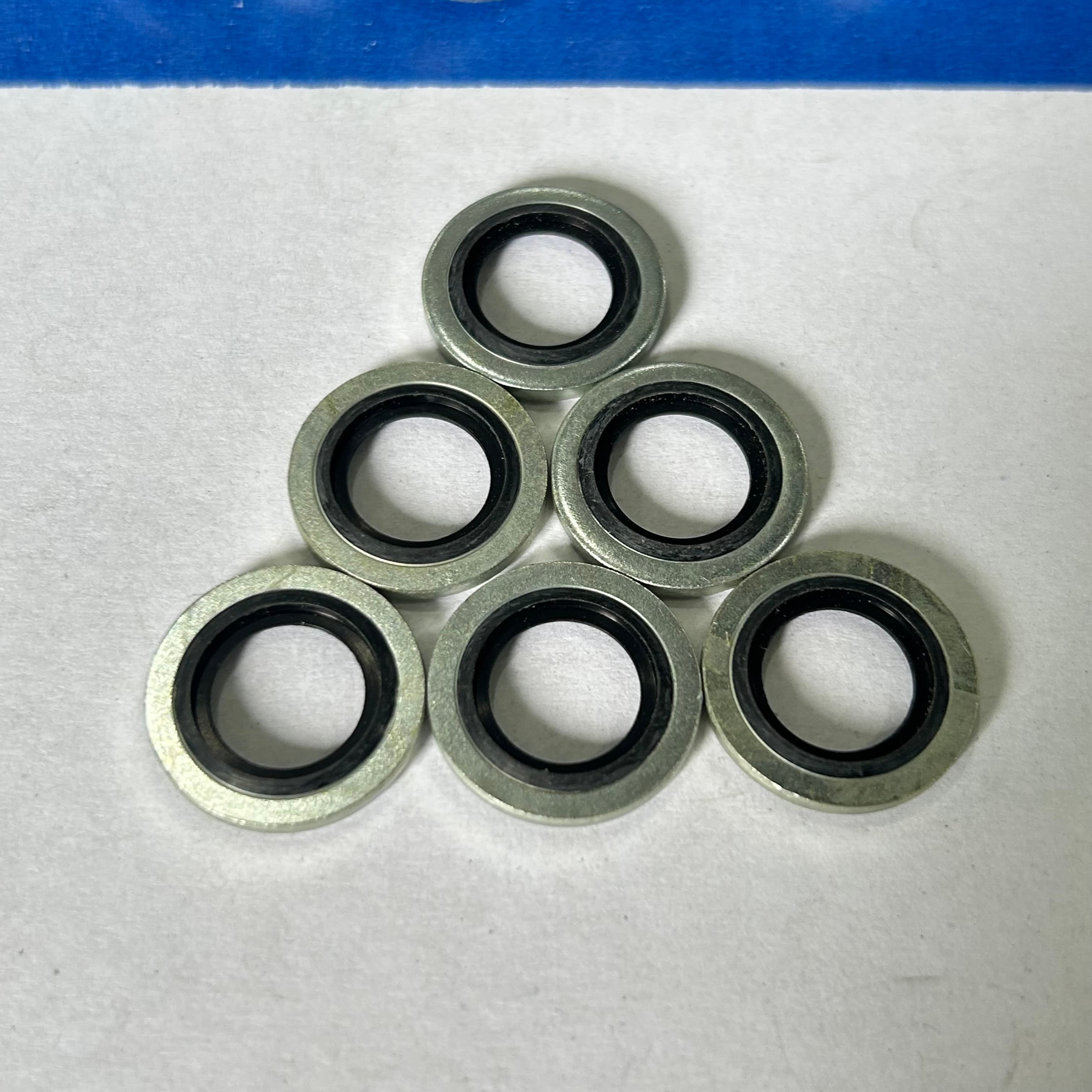 Lông Đền Dầu (Bonded Seal) Cao Su NBR D1/4" (ID13.8xOD20.57x2.0)
