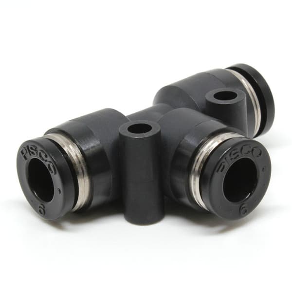 Đầu Nối Nhanh Khí Nén Chữ T Phi 6mm Pisco PE6