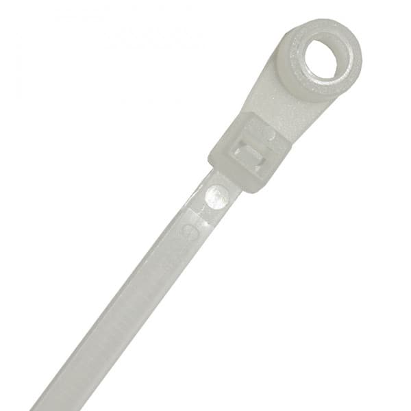 Dây Rút Nhựa Có Lỗ Bắt Vít Màu Trắng KST 216 x 4.8 mm KM5-200S