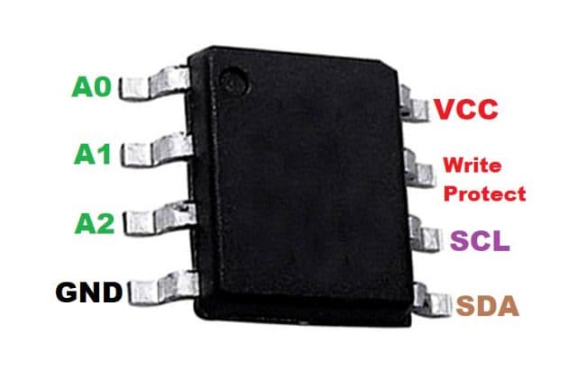 AT24C02 - EEPROM serial two-wire