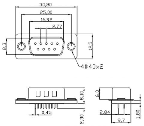 Đầu cắm chuẩn RS232