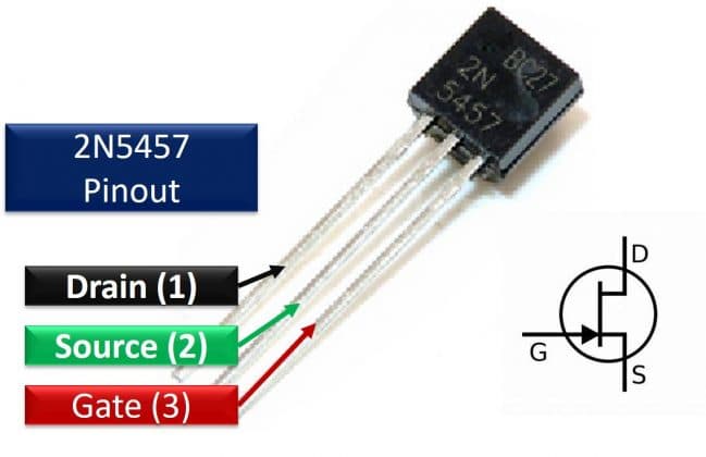 [Tìm hiểu] JFET kênh N 2N5457 là gì?