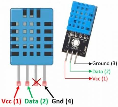 DHT11 – Cảm biến nhiệt độ và độ ẩm