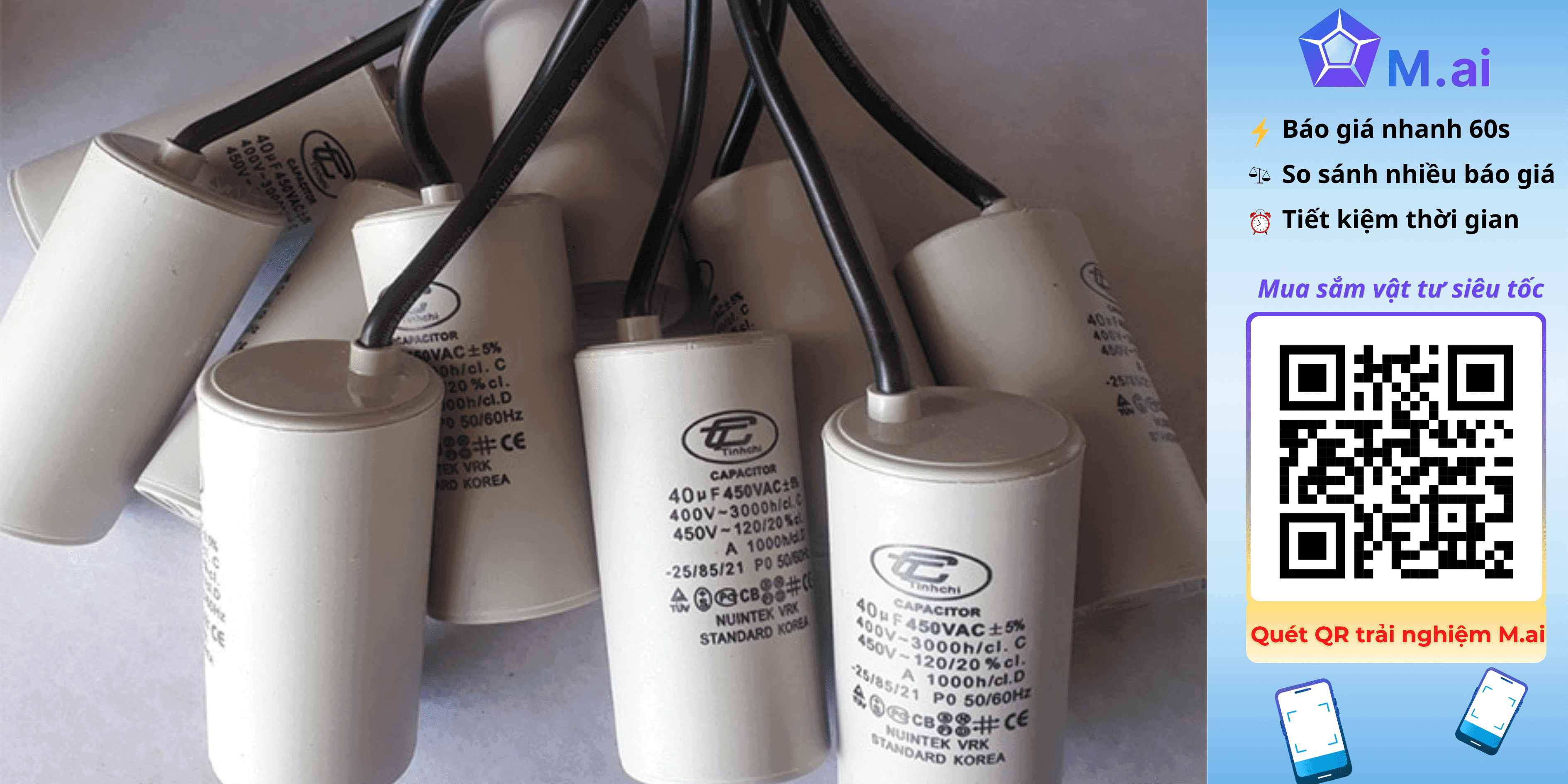 [HƯỚNG DẪN 2022] Cách chọn tụ điện cho motor