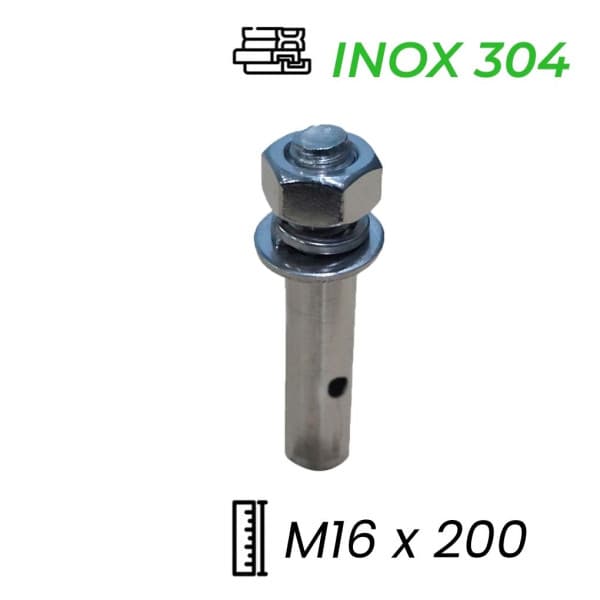 Tắc Kê Nở Inox 304 M16x200