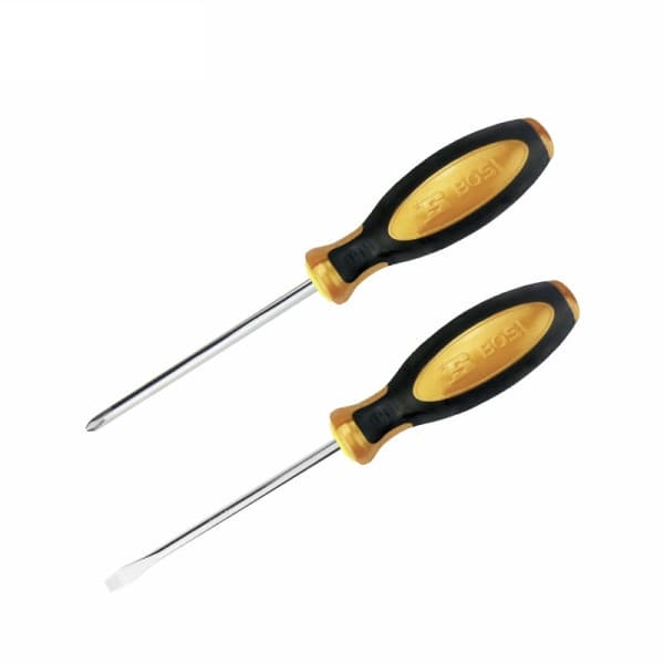 Tua Vít Dẹp Phủ Titan Vàng Kim 6x250 mm Bosi BS460106A