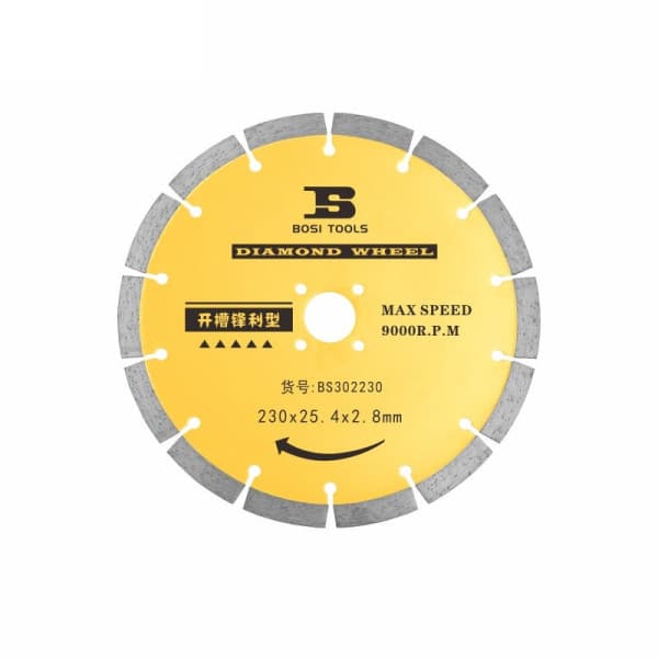 Lưỡi Cắt Mở Rãnh Tường 230x2.6x25.4 mm Bosi BS302230