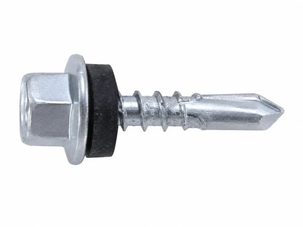 Vít Mạ Kẽm AS3566.2 Class 3 1000+ M5.5x20 (#12-14x20mm) + Lông Đền OD19mm