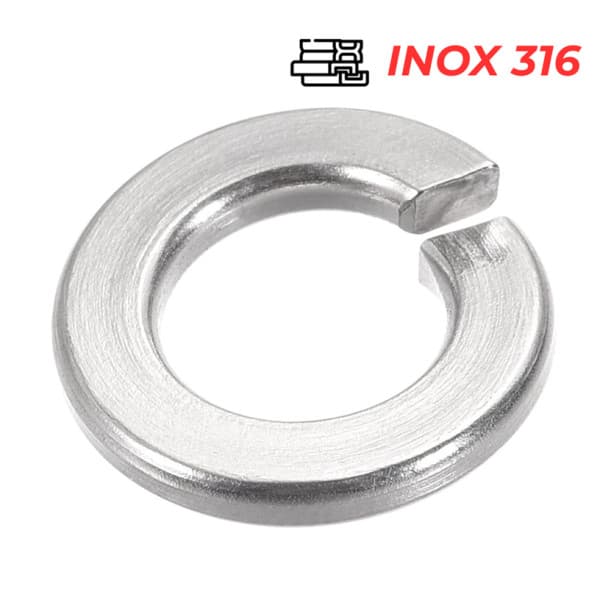 Lông Đền Vênh Inox 316 DIN127 M3