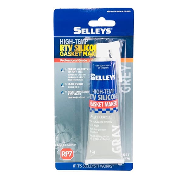 Keo Silicone Tạo Gioăng Chịu Nhiệt Selleys RTV Xám 85g