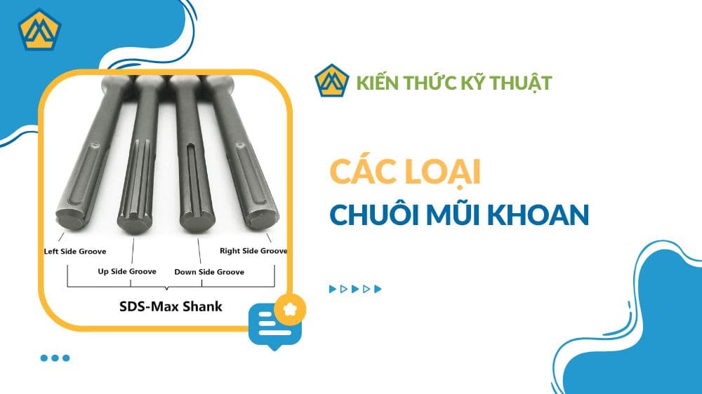 Phân biệt các loại chuôi mũi khoan