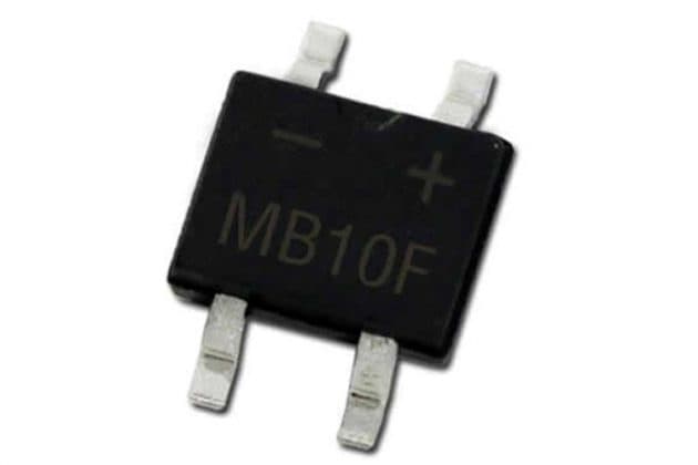 Bộ chỉnh lưu cầu thụ động gắn trên bề mặt MB10F
