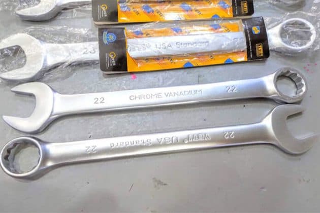 Kích Thước Cờ Lê Tiêu Chuẩn Cho Từng Loại