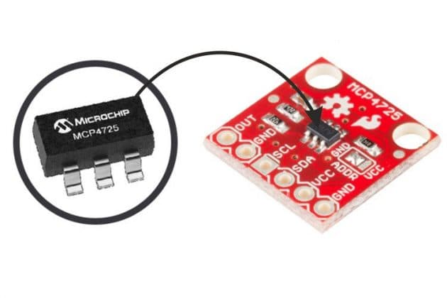 MCP4725 IC chuyển đổi kỹ thuật số sang tương tự