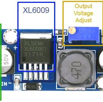 Module chuyển đổi điện áp Buck Boost DC- DC XL6009