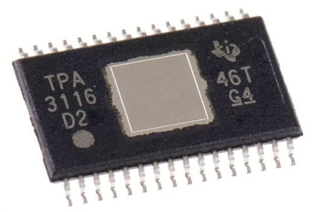 TPA3116D2 15-W, 30-W, 50-W Bộ khuếch đại âm thanh nổi Class-D không có bộ lọc với tính năng tránh AM