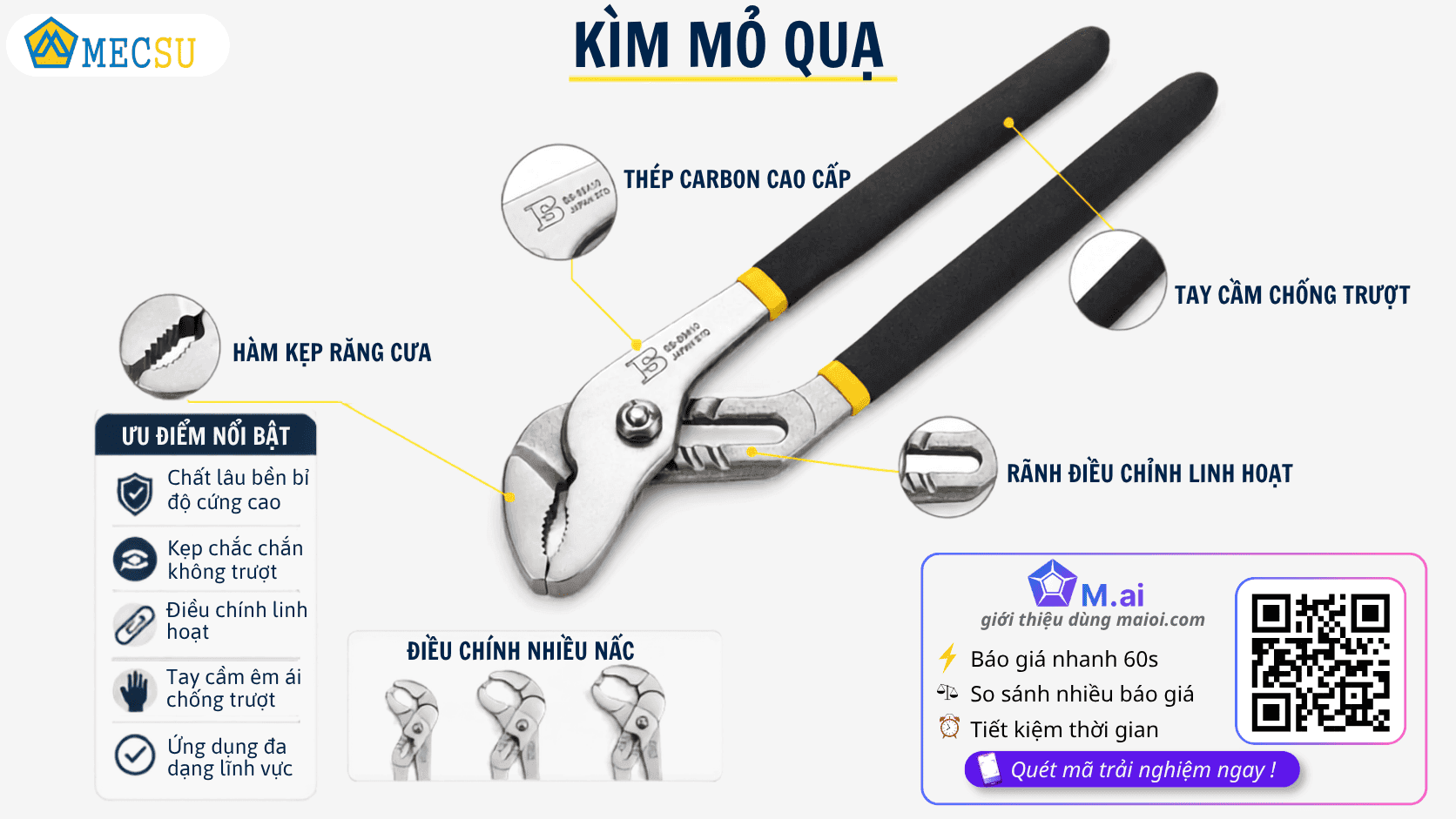 Kìm Mỏ Quạ Là Gì? Công Dụng Và Cách Chọn Đúng