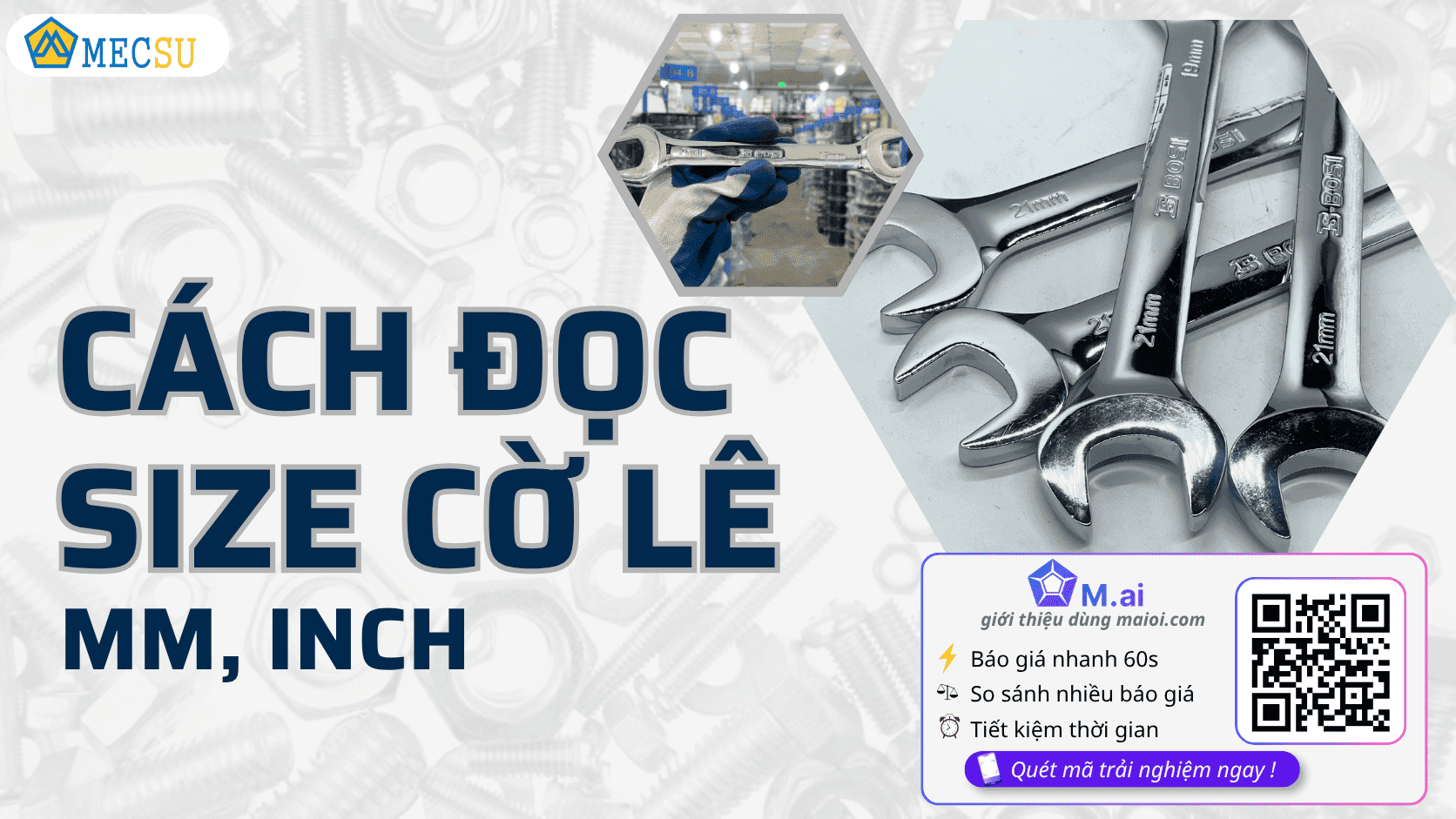 CÁCH ĐỌC SIZE CỜ LÊ: MM, INCH QUY ĐỔI THẾ NÀO