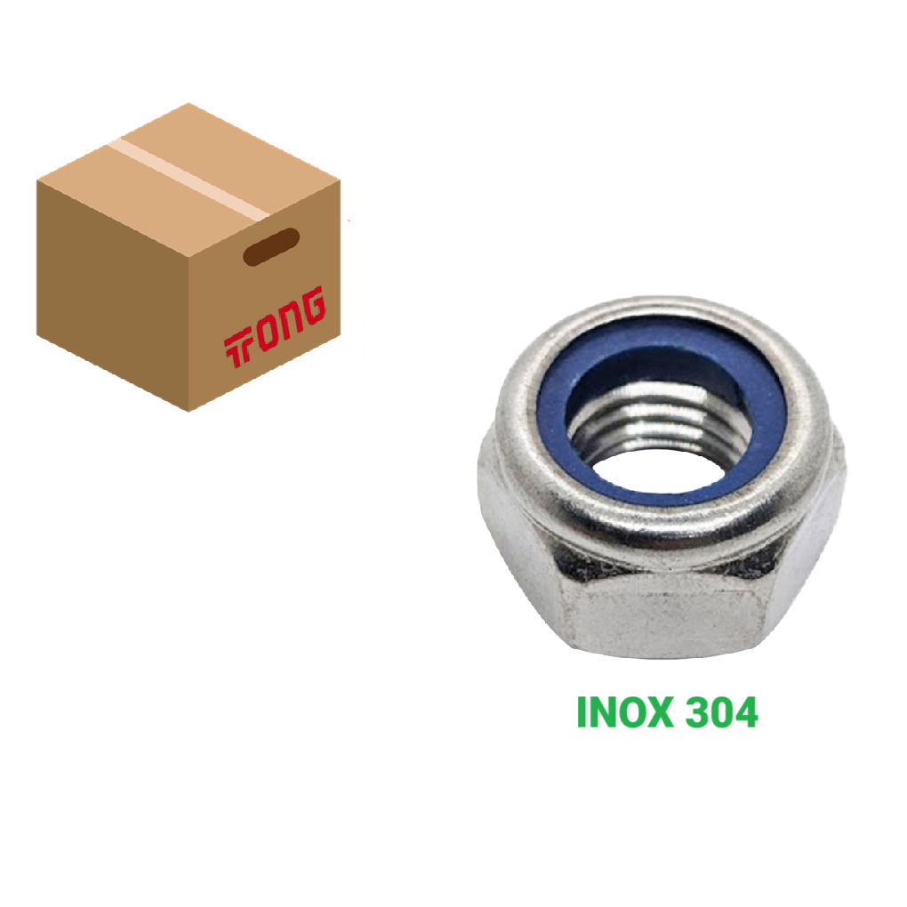Tán Keo Inox 304 DIN985 M36 (Thùng 48 Cái) | Mecsu.vn