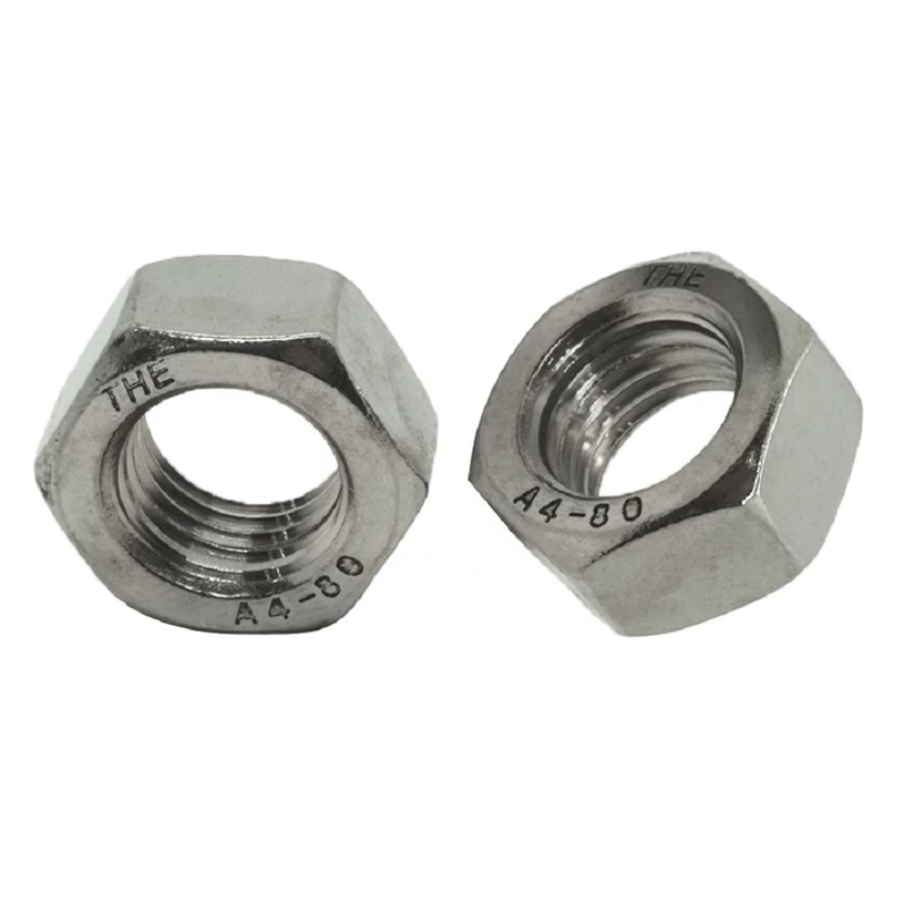 Tán Inox 316 DIN934 M12x1.25 Ren Nhuyễn | Mecsu.vn
