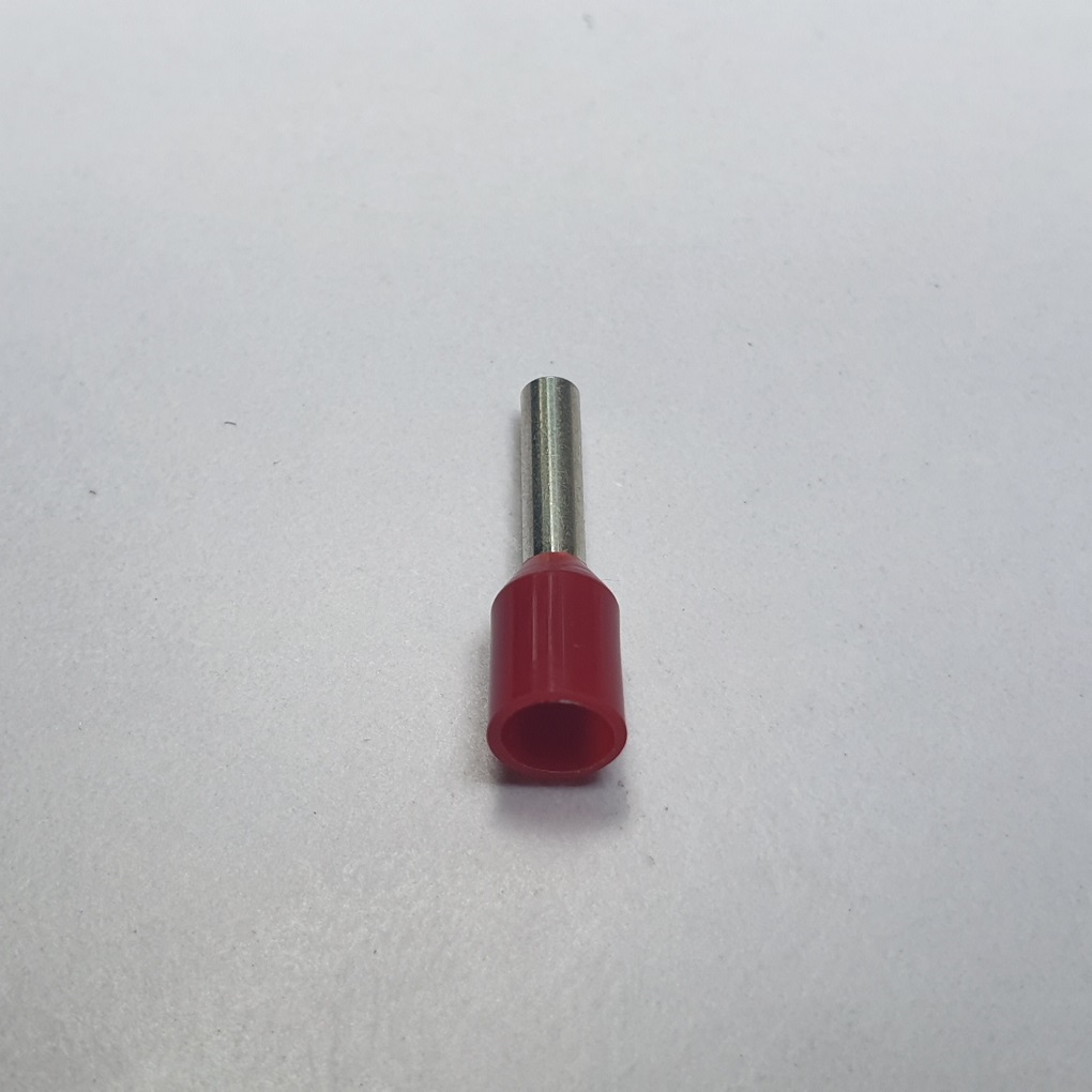 Đầu Cosse Pin Rỗng Bọc Nhựa 1.5 mm2 KST Màu Đỏ E1512 | Mecsu.vn