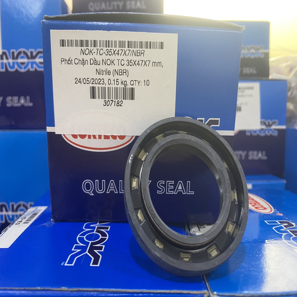 Paraolio Industriale Macchinari Paraolio In Nitrile 20x40x7mm - Doppio Labbro Con Molla - Per Alberi E Cuscinetti - Nero, Resistente A Oli E Grassi Paraolio Per Cuscinetti - Foto 2