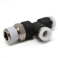 Đầu Nối Nhanh Khí Nén Dạng Chữ T Ren Ngoài Pisco PD1/4-02