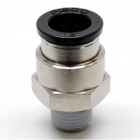 Đầu Nối Nhanh Khí Nén Dạng Thẳng Thân Lục Giác Ren Ngoài Pisco PC12-02-C