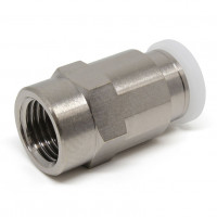 Đầu Nối Nhanh Khí Nén Dạng Thẳng Ren Trong Pisco PCF3/8-02-C