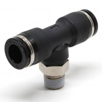 Đầu Nối Nhanh Khí Nén Dạng Chữ T Ren Ngoài Pisco PB8-01W-C