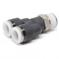 Đầu Nối Nhanh Khí Nén Dạng Chữ Y Ren Ngoài Pisco PX1/2-04
