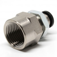 Đầu Nối Nhanh Khí Nén Dạng Thẳng Ren Trong Ngoài Pisco PMF6-03W-C