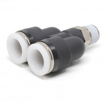Đầu Nối Nhanh Khí Nén Dạng Chữ Y Ren Ngoài Pisco PX1/2-02